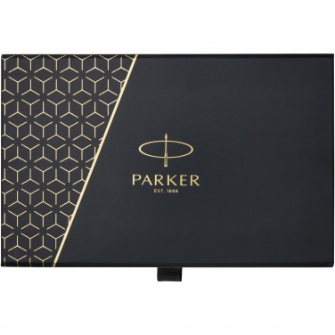 Logo trade mainoslahja ja liikelahja tuotekuva: Parker IM akromaattinen kuulakärki- ja kuulamustekynäsetti lahjapakkauksessa