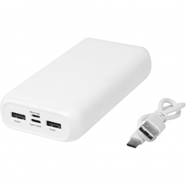 Logo trade mainoslahja ja liikelahja tuotekuva: Electro 20 000 mAh:n varavirtalähde kierrätetystä muovista 