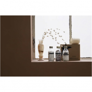 Logo trade mainoslahjat tuotekuva: Wellmark Just Relax 3-osainen 200 ml:n kylpysuolalahjasetti