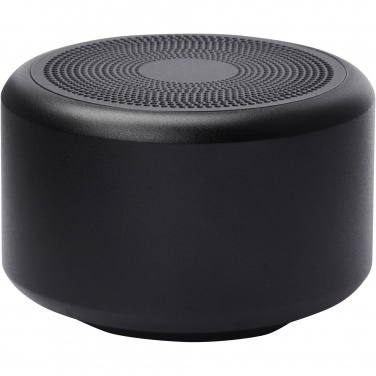 Logo trade mainoslahja ja liikelahja tuotekuva: Rise 3 W:n RCS-kierrätetystä alumiinista valmistettu Bluetooth®-minikaiutin 