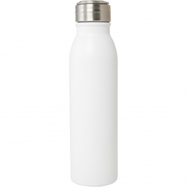 Logotrade mainostuote tuotekuva: Harper 700 ml:n RCS-sertifioidusta ruostumattomasta teräksestä valmistettu vesipullo metallisilmukalla