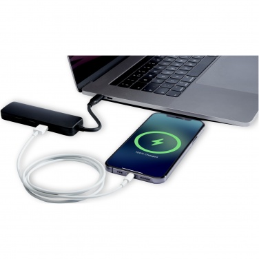Logotrade mainoslahja ja liikelahja kuva: Loop RCS -kierrätetystä muovista valmistettu multimediasovitin USB 2.0–3.0 HDMI -liitännällä