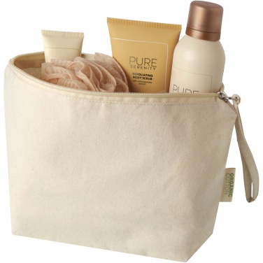 Logotrade mainoslahja ja liikelahja kuva: Orissa 180 g/m² organic large accessory pouch 3L