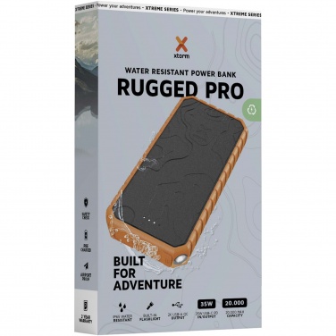 Logotrade liikelahjat mainoslahjat tuotekuva: Xtorm XR202 Xtreme 20 000 mAh 35 W QC3.0 vedenpitävä ja kestävä varavirtalähde taskulampulla
