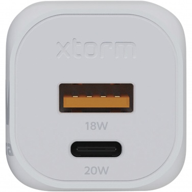 Logotrade mainoslahjat ja liikelahjat tuotekuva: Xtorm XEC020 GaN²Ultra 20 W seinälaturi