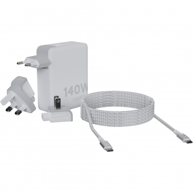 Logotrade mainoslahjat ja liikelahjat tuotekuva: Xtorm XVC2140 GaNUltra 140 W matkalaturi 240 W USB-C PD -kaapelilla