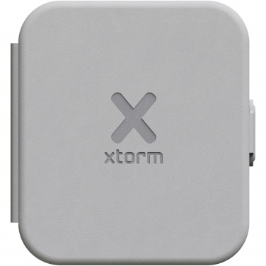 Logo trade liikelahja kuva: Xtorm XWF21 15 W:n taitettava langaton 2-in-1-matkalaturi