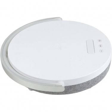 Logotrade mainoslahja ja liikelahja kuva: Prixton 10 W:n 4-in-1-Bluetooth®-kaiutin LED-valolla ja langattomalla latausalustalla