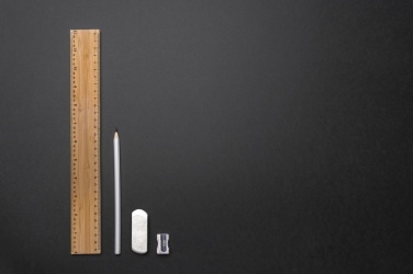 Logotrade mainoslahjat ja liikelahjat tuotekuva: Timberson ekstrapaksu 30cm kaksipuolinen bambuviivain