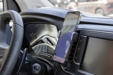 Logotrade mainoslahja ja liikelahja kuva: Acar 360 puhelinpidike autoon RCS kierrätysmuovista