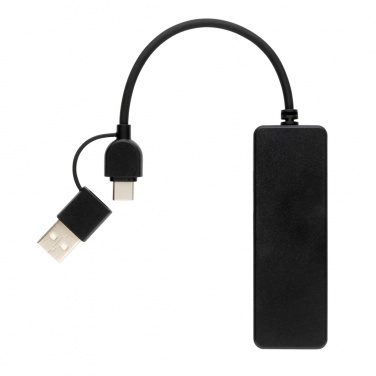 Logotrade mainoslahjat ja liikelahjat tuotekuva: RCS USB hub tuplaliitännällä kierrätetystä muovista
