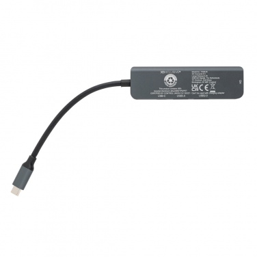 Logotrade mainoslahjat ja liikelahjat tuotekuva: Terra hub HDMI tulolla kierrätetystä alumiinista