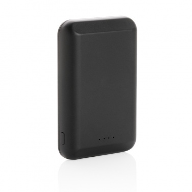 Logo trade liikelahja mainoslahja tuotekuva: Magneettinen 5000mAh 5W langaton virtapankki