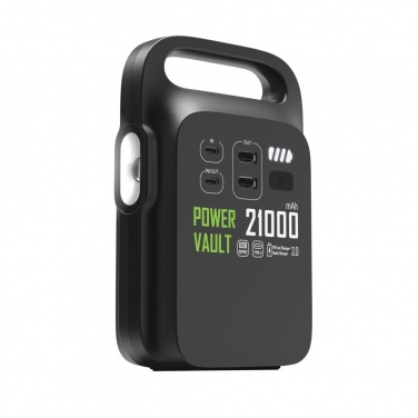 Logotrade liikelahja tuotekuva: Power Vault 21000 kannettava virta-asema RCS muovista