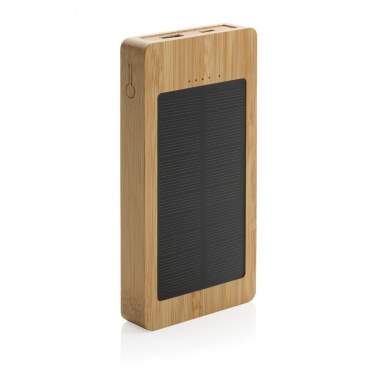 Logotrade mainoslahja ja liikelahja kuva: Sunwick 10.000 mAh bambuinen aurinkovoimapankki