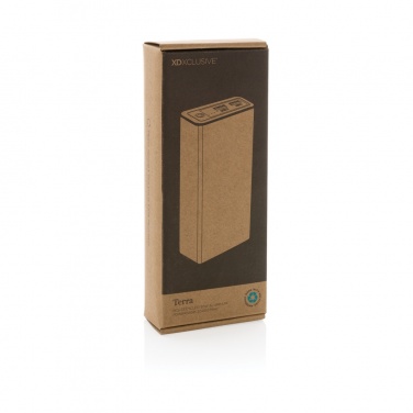 Logo trade liikelahjat mainoslahjat kuva: Terra RCS alumiininen 20w 20000mAh varavirtalähde