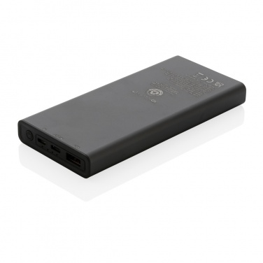 Logo trade liikelahja kuva: Terra RCS 18W virtapankki 10000mAh kierrätetystä alumiinista
