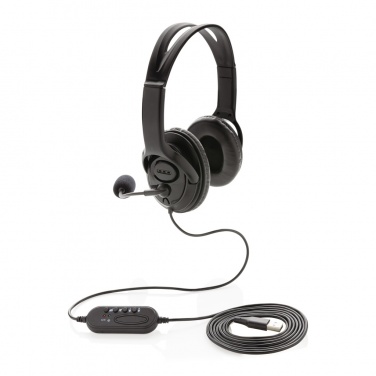 Logotrade mainostuotet kuva: Työheadset johdolla