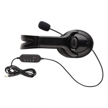 Logo trade mainostuotet tuotekuva: Työheadset johdolla