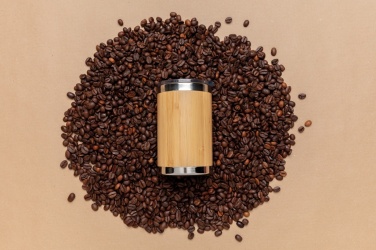 Logotrade liikelahja mainoslahja kuva: Coffee to go -bambutermosmuki