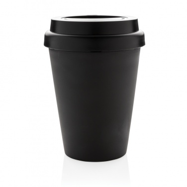 Logo trade mainostuote kuva: Uudelleenkäytettävä kaksiseinäinen kahvikuppi 300 ml