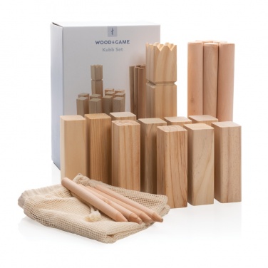 Logo trade mainostuotet tuotekuva: Puinen kubb -setti