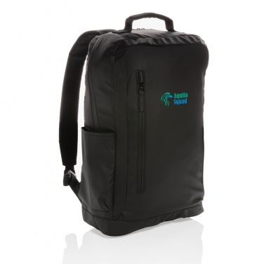 Logotrade liikelahja mainoslahja kuva: Musta PVC-vapaa 15,6"" Fashion-laptopreppu