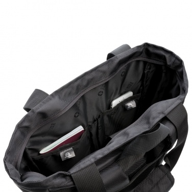 Logotrade mainoslahja tuotekuva: Swiss Peak RFID 15” laptoplaukku
