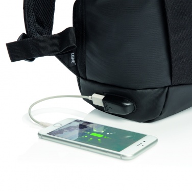 Logo trade mainostuotet tuotekuva: Madrid – USB-laptopreppu, RFID-suojaus - PVC vapaa