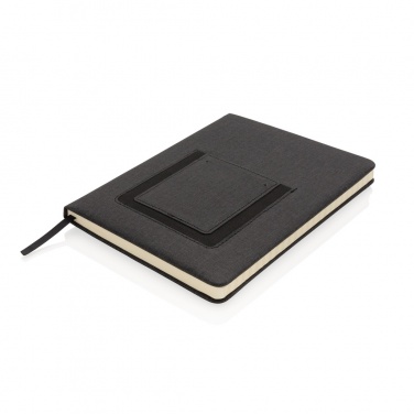 Logo trade mainostuote kuva: Upea A5-muistikirja puhelintaskulla