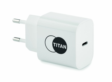 Logotrade mainoslahja ja liikelahja kuva: USB-laturi EU