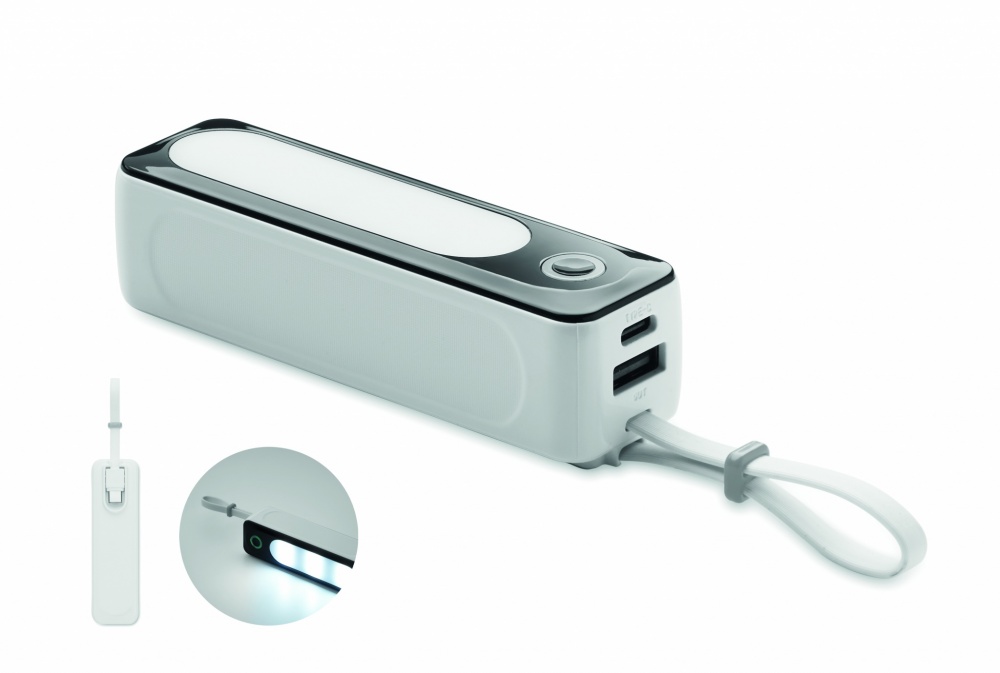 Logotrade liikelahjat kuva: 5000 mAh tehopankki COB:llä