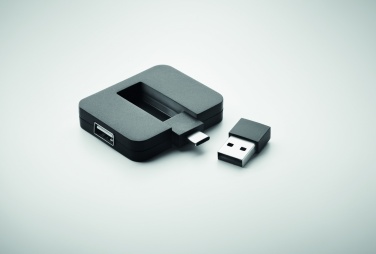 Logo trade mainoslahjat ja liikelahjat kuva: 4-porttinen USB-keskitin