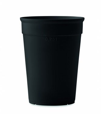 Logotrade mainostuote tuotekuva: Kierrätetty PP-muki, 250 ml