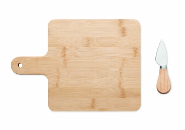 Logo trade mainoslahja ja liikelahja tuotekuva: Bambu juustolauta Bremen
