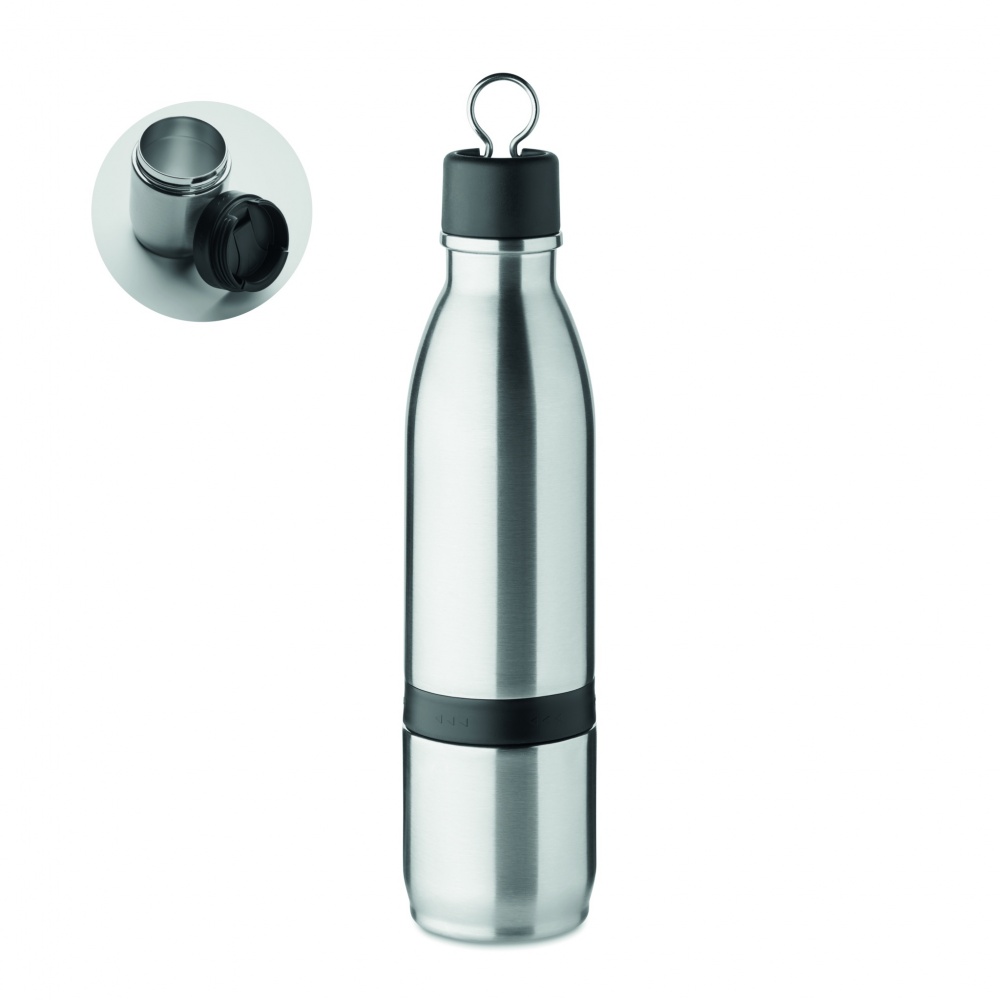 Logotrade liikelahjat mainoslahjat tuotekuva: 2 in 1 termospullo 500ml