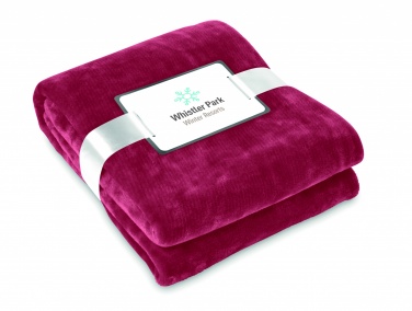 Logo trade liikelahjat mainoslahjat kuva: Flanellifleece viltti