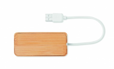 Logo trade mainoslahjat tuotekuva: Bambu USB- keskitin