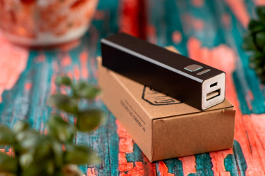 Logotrade mainostuote tuotekuva: Metallinen virtapankki PORT HOPE 2200mAh