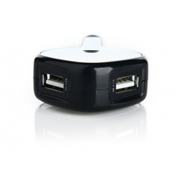 Logo trade mainostuotet tuotekuva: Dual USB autolaturi