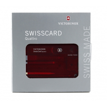 Logo trade mainoslahjat tuotekuva: SwissCard Quattro Victorinox