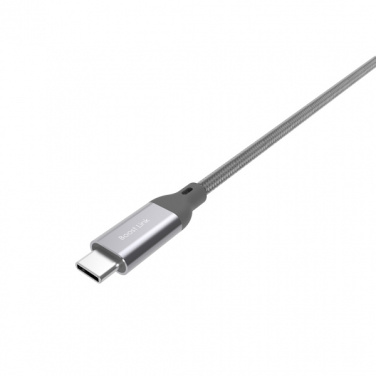 Logotrade mainoslahjat kuva: Nailoninen tiedonsiirtokaapeli LK30 Type - C Quick Charge 3.0