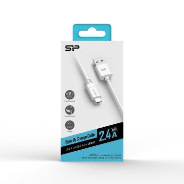Logo trade liikelahja mainoslahja tuotekuva: Tiedonsiirtokaapeli LK10 Type - C Quick Charge 3.0