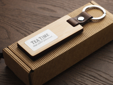 Logotrade liikelahja tuotekuva: Puinen avaimenperä 1853292