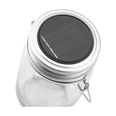 Logo trade mainoslahjat tuotekuva: SunJar aurinkopuutarhavalo