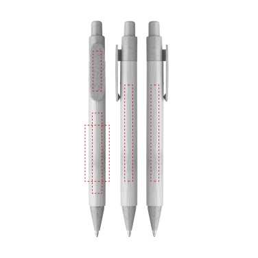 Logotrade liikelahja mainoslahja kuva: Bamboo Wheat Pen vehnäolki kuulakärkikynä