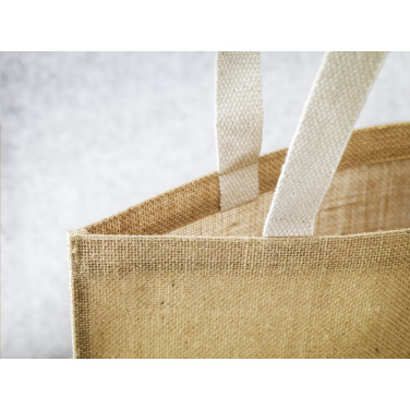 Logotrade mainostuote tuotekuva: Madrid Jute Shopper laukku