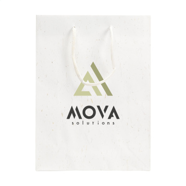 Logo trade mainoslahja kuva: Leaf It Bag kierrätetty olkikuiduilla (180 g/m²) M