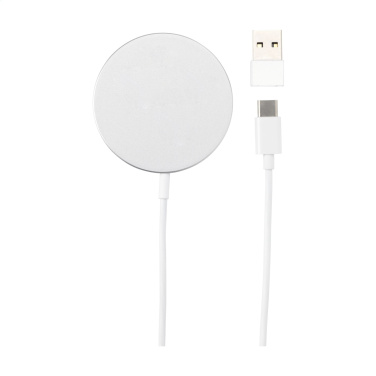 Logotrade liikelahja mainoslahja kuva: Force MagSafe 10 W kierrätetty langaton laturi