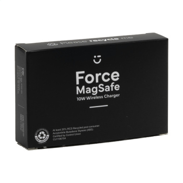Logo trade liikelahjat mainoslahjat kuva: Force MagSafe 10 W kierrätetty langaton laturi